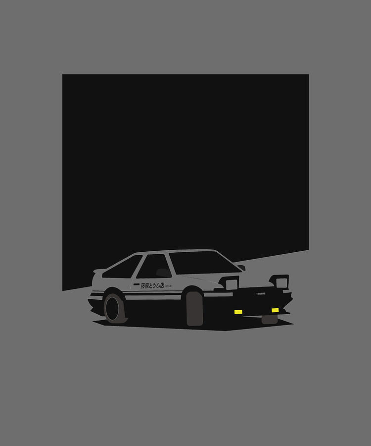 Initial D AE86 T 70s trending Painting by Ben Carrie | Pixels