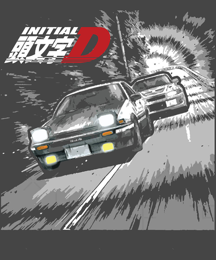 Initial D - Mountain Drift Racing Tandem AE86 vs EVO 6 Backpack Digital ...