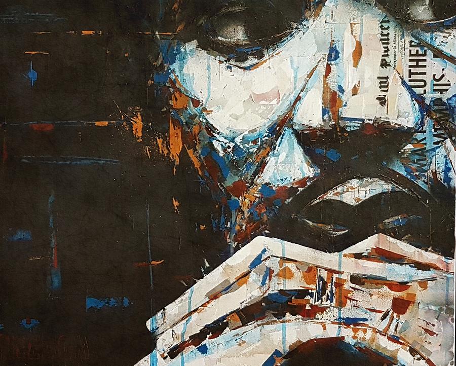 Martin Luther King Jr Painting - Injustice Anywhere is A Threat To Justice Everywhere by Paul Lovering