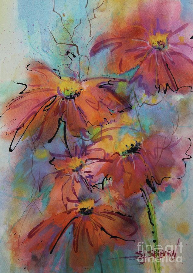 Ink Blot Painting by Susan Seaborn