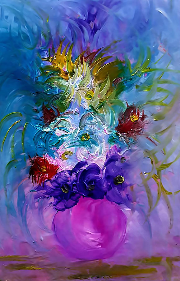 Ink flowers Painting by Radu Rascanu - Pixels