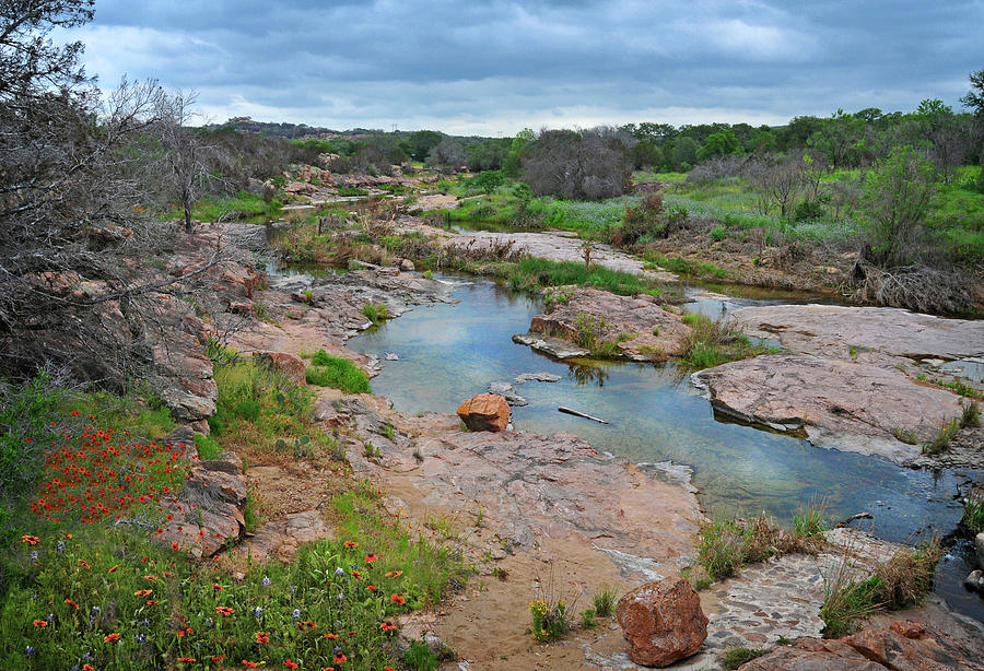 Inks Lake Outlet Photograph by Lynn Bauer