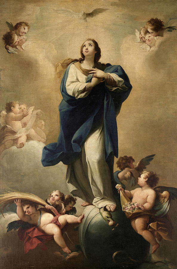 Inmaculada Painting by Mariano Salvador Maella - Fine Art America