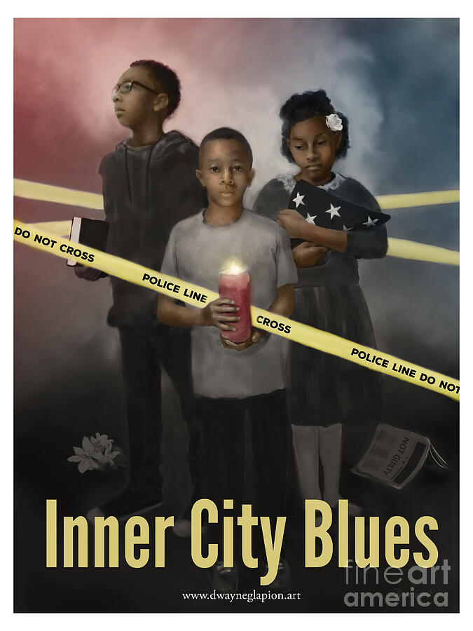 Inner City Blues Digital Art by Dwayne Glapion Inner City Blues Digital Art by Dwayne Glapion