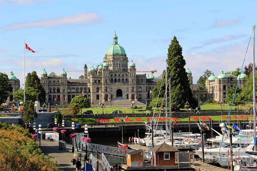 Inner Harbour and Parliament Victoria BC 2997 Photograph by Jack Schultz