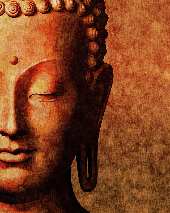 Inner Peace 02 - Buddha Mixed Media