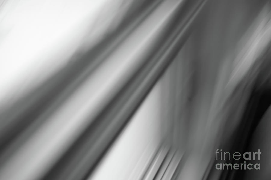 Abstract Photograph - Inner Space Black and White Abstract by Edward Fielding