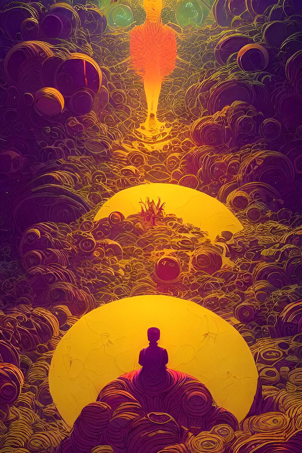 Inner Sun Digital Art by Vennie Kocsis