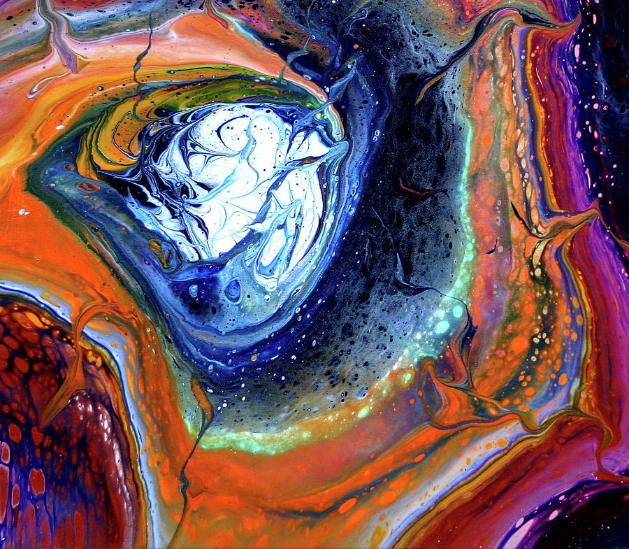 Alien Painting - Wisdom Seeker H2 by Diane Goble