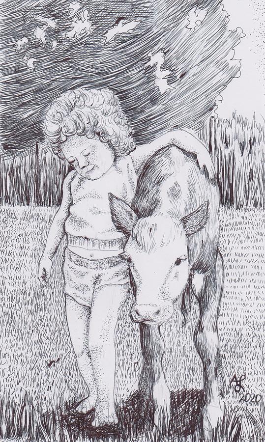 Innocence Drawing By Angie Lilienthal Fine Art America