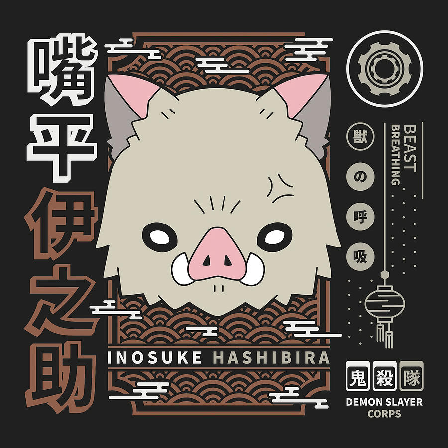 Inosuke Hashibira Beast Breathing Demon Slayer Painting By Jackson 