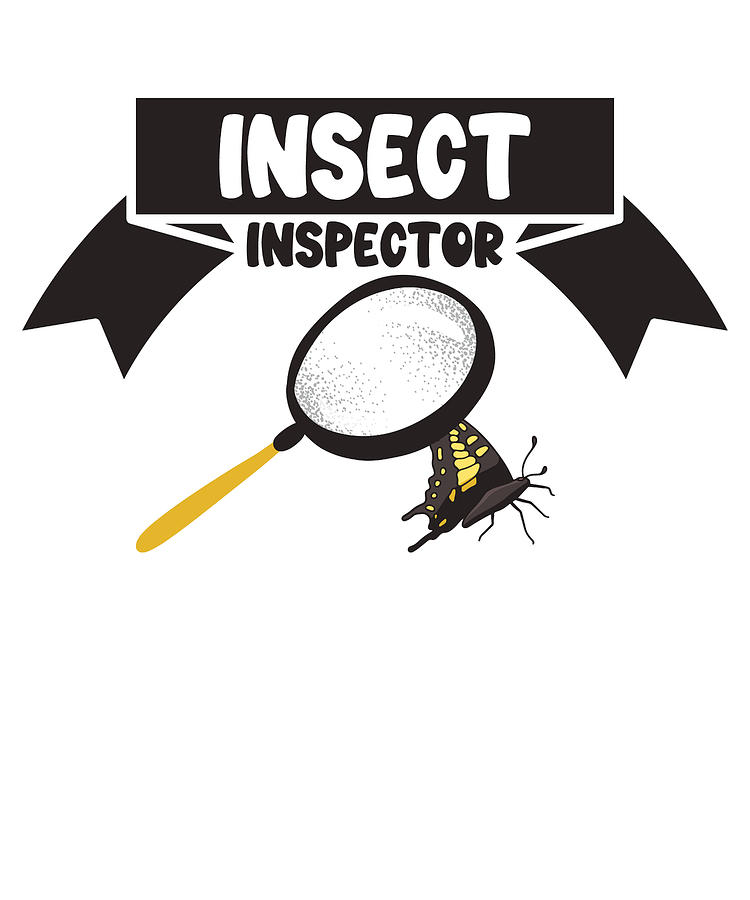 Insects Digital Art - Insects Bug Inspector Entomologist Nature Bug by Toms Tee Store