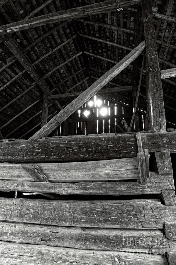 Inside a Barn at Cades Cove Photograph by Phil Perkins