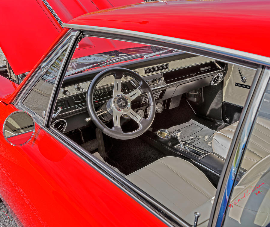 Inside A Chevelle Photograph by Ed Peterson