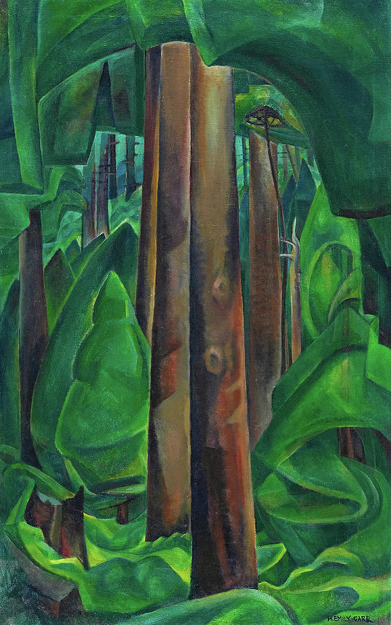 Tree Painting - Inside a Forest, 1930 by Emily Carr