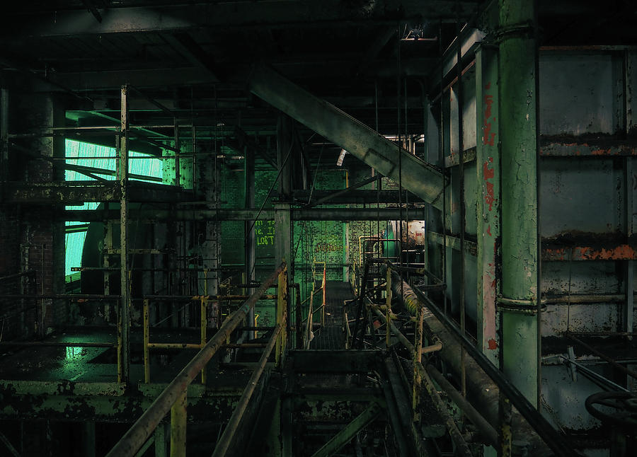 Inside Abandoned Textile Factory Photograph by Press Wilson - Fine Art ...