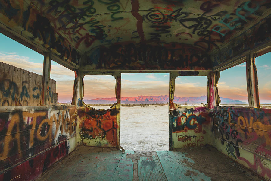 Inside Bus Photograph by Joan Escala-Usarralde