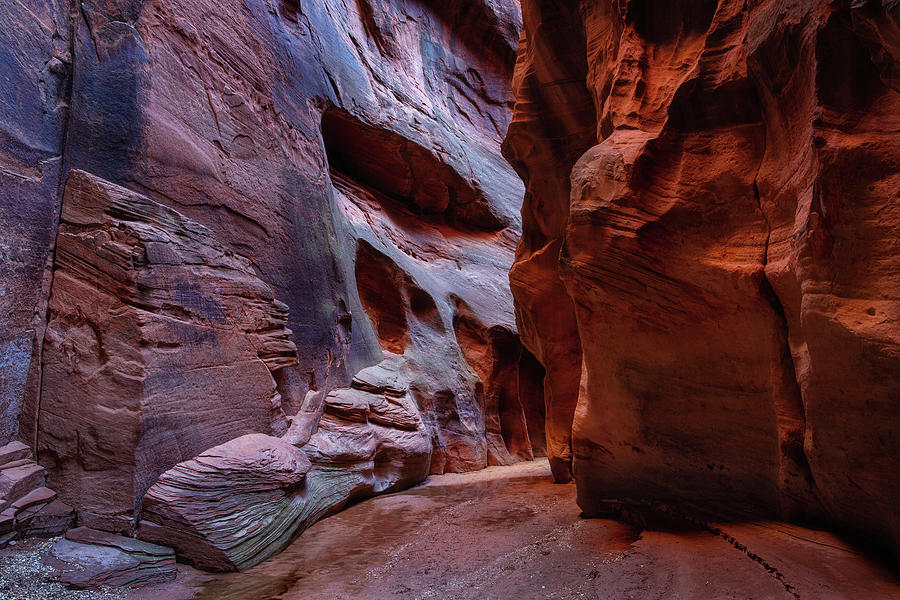 Inside of the slot canyon Photograph by Alex Mironyuk