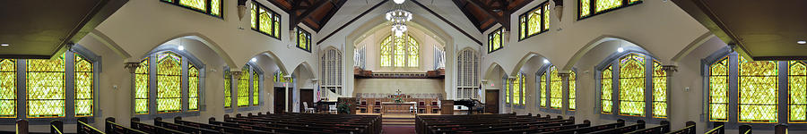 Inside Plymouth Congregational Church Photograph by Brian N Duram