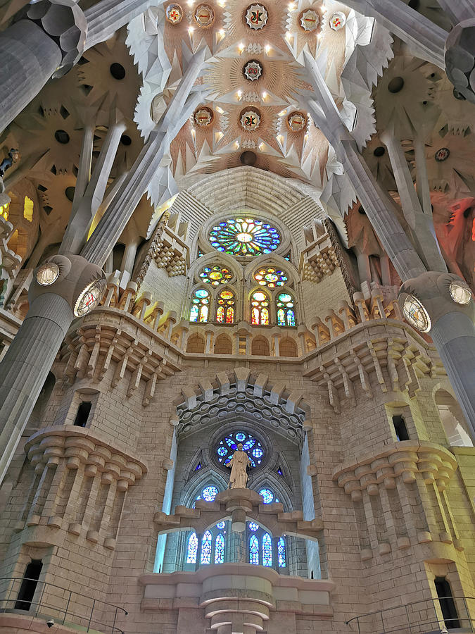 Inside Sagrada Familia Church Photograph by Art Spectrum