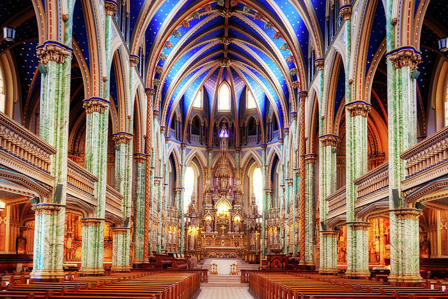 Inside St Patricks Basilica Ottawa Photograph by Tatiana Travelways