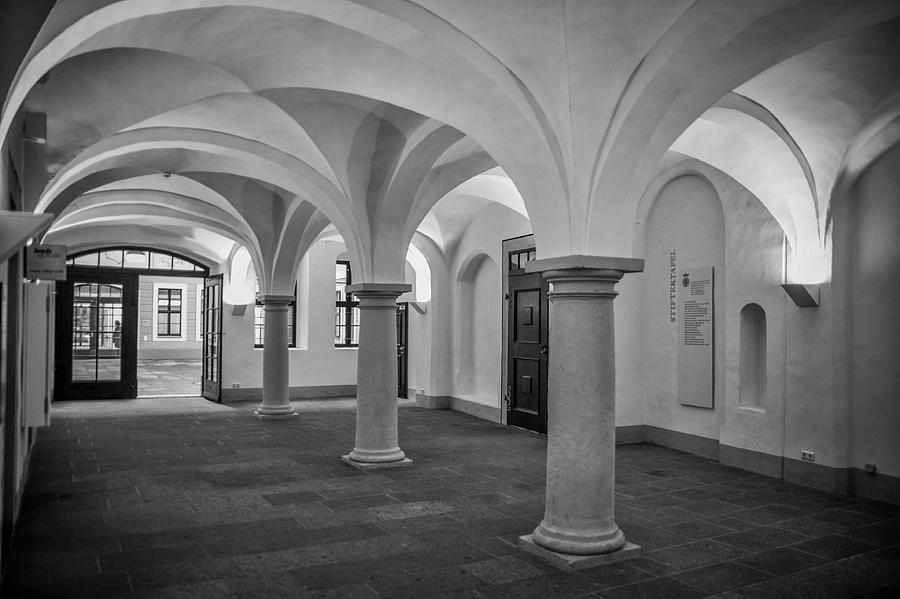 Inside the Bach Museum in Leipzig Photograph by James C Richardson