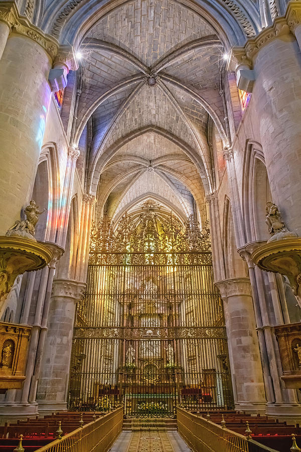 Inside The Cathedral Cuenca Spain Photograph