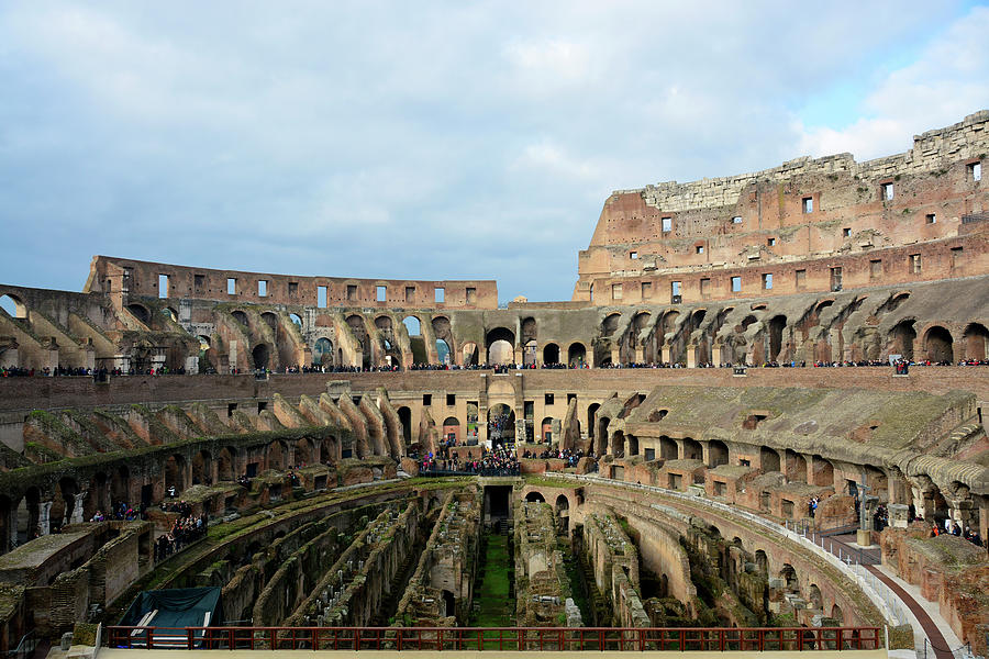 Inside the Colosseum Photograph by Regina Muscarella