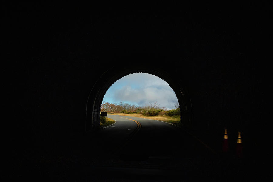 Inside the Craggy Pinnacle Tunnel Photograph by Joni Eskridge
