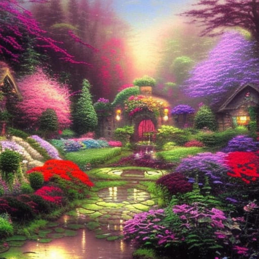 Inside The Magical Garden Digital Art by Chris Cook - Fine Art America