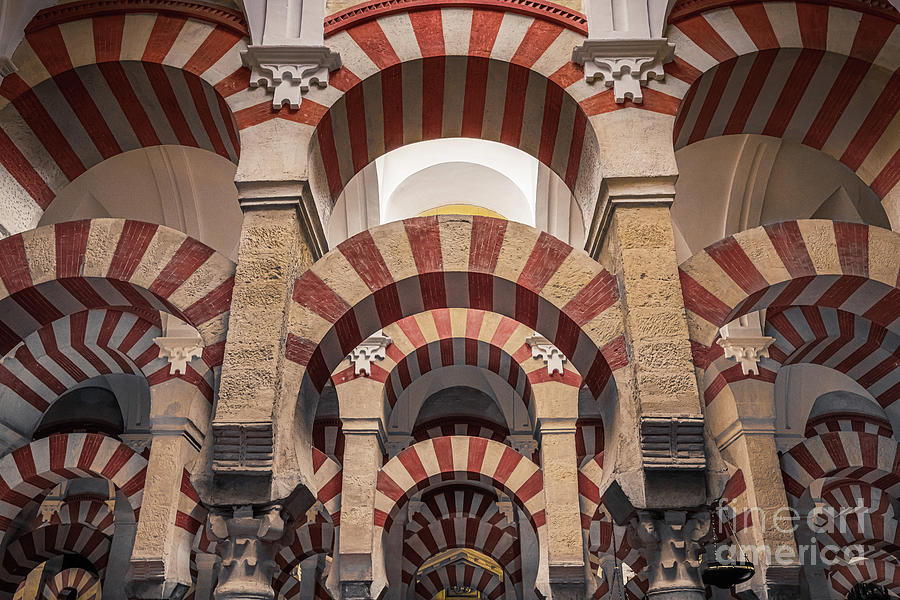 Inside the Mezquita, Cordoba Photograph by Henk Meijer Photography
