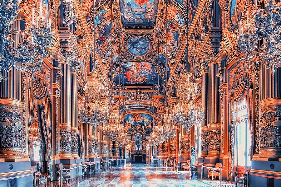 Inside The Palais Garnier Photograph
