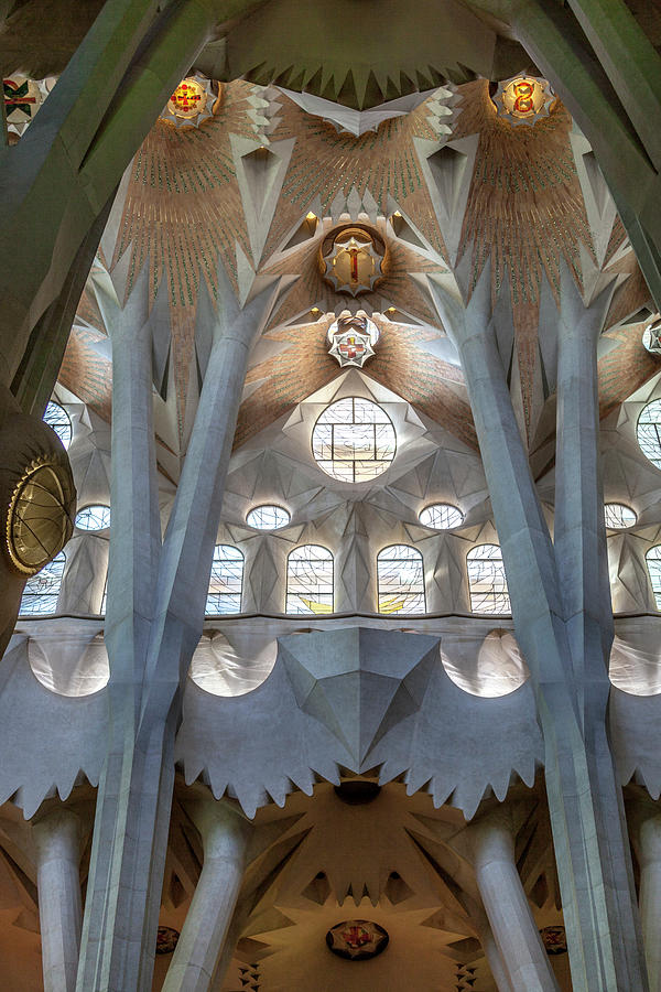 Inside the Sagrada Familia Photograph by W Chris Fooshee