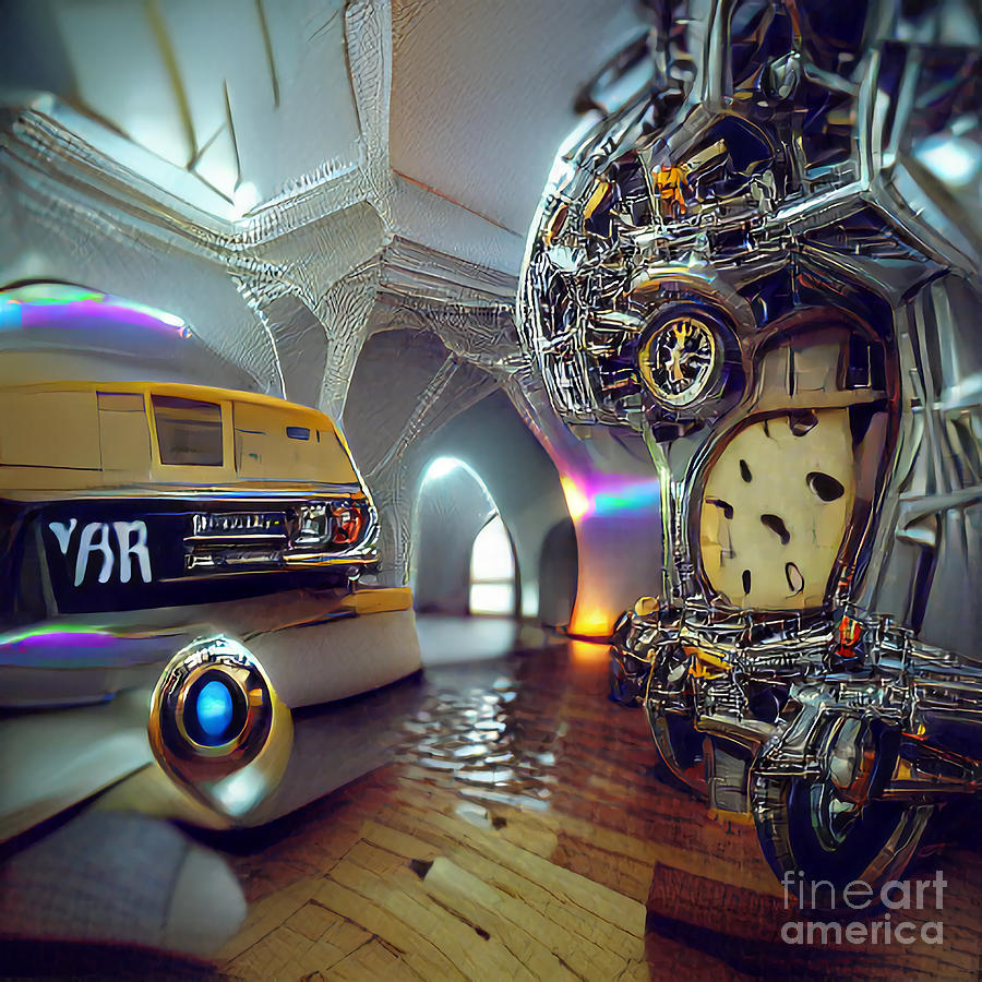 Inside the time machine Digital Art by Luis Miguel Correa - Fine Art ...