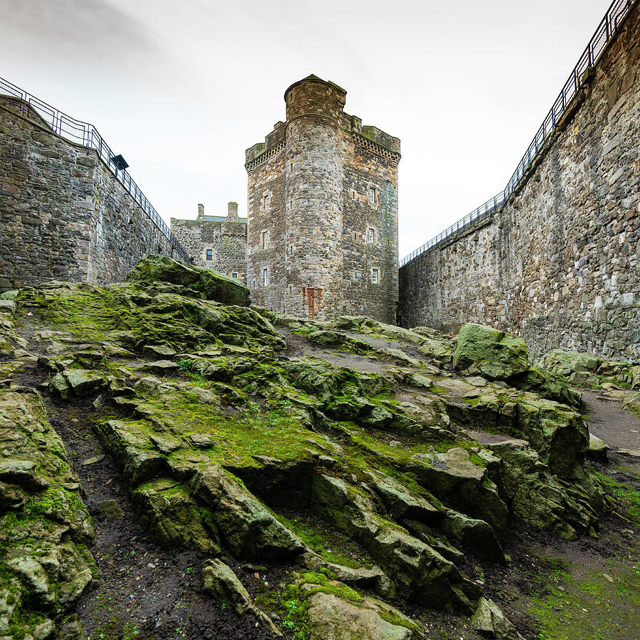 Inside view of Blackness Castle in Scotland Photograph by Iain ...