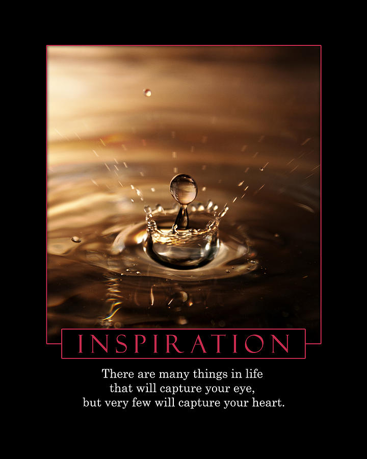 Inspiration Splash Photograph by Joe Granita