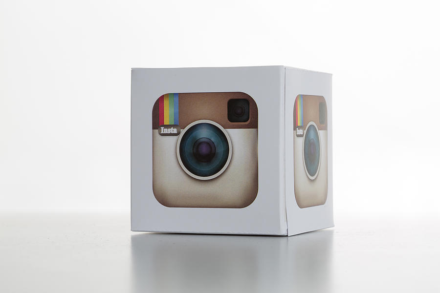 Instagram Icon on a Whitebackground Photograph by Cnythzl