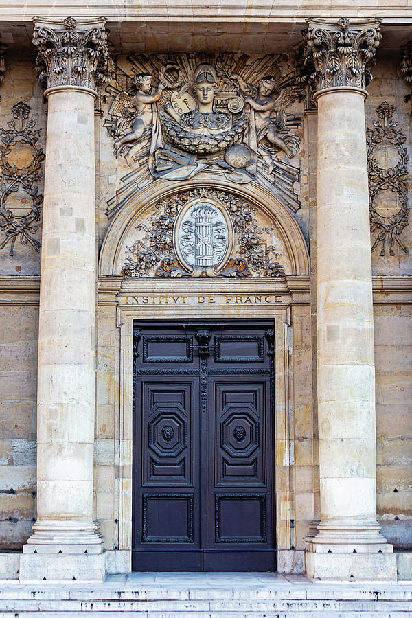 Institut de France Doors Photograph by Melanie Alexandra Price