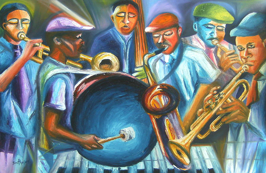 Jazz Instrumentalist Painting by Olaoluwa Smith - Fine Art America