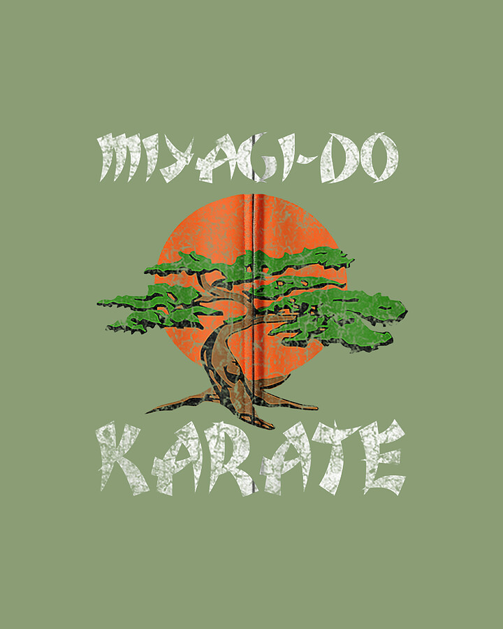 Intage New MiyagiDo Karate Cool Bonsai Tree Gift Youth Digital Art by