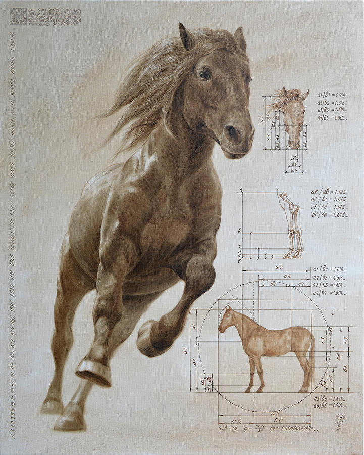 Intelligent Design. Horse  Painting by Gregory Doroshenko
