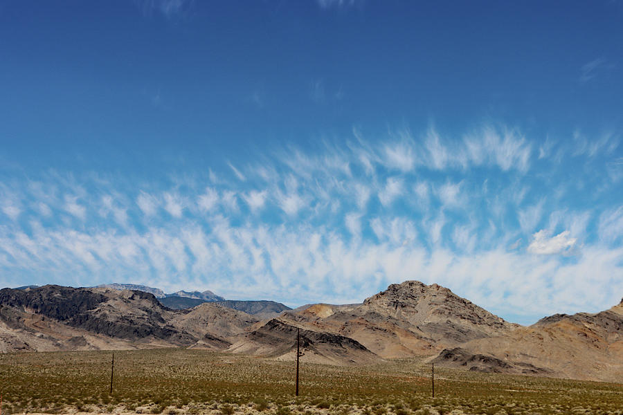 Interesting Clouds in Nevada Digital Art by Tom Janca