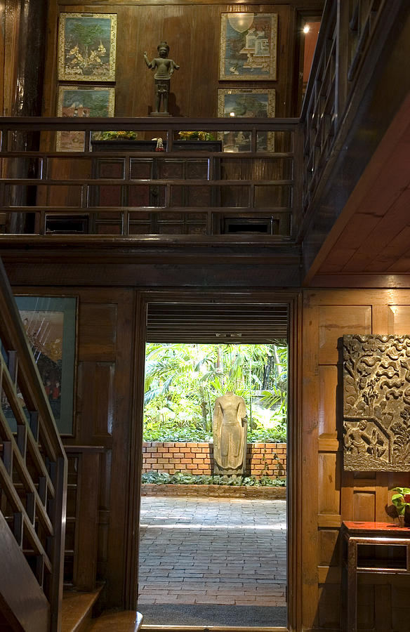 Interior and doorway at Jim Thompsons House. Photograph by Lonely Planet