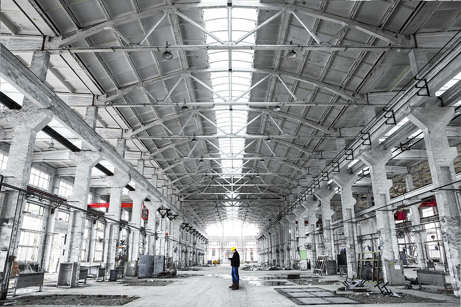 Interior Of An Industrial Building Photograph by Beijingstory