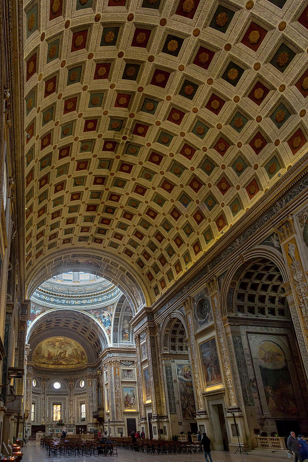 Interior of Basilica of Sant Andrea in Mantua Photograph by W Chris Fooshee