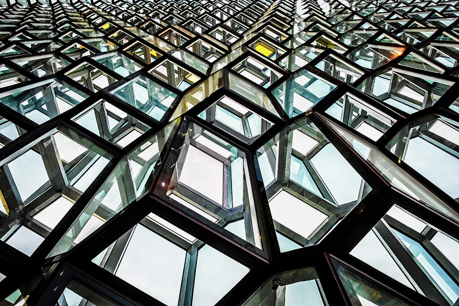 Interior of Harpa Concert Hall in Reykjavik Iceland Photograph by Alexios Ntounas