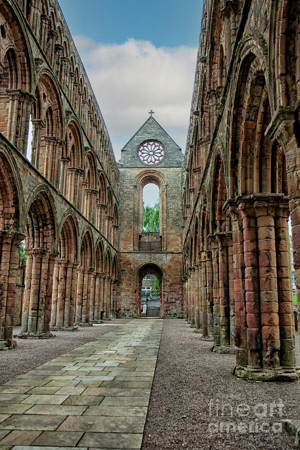 Interior of Jedburgh Abbey in the Scottish Borders Photograph by Patricia Hofmeester