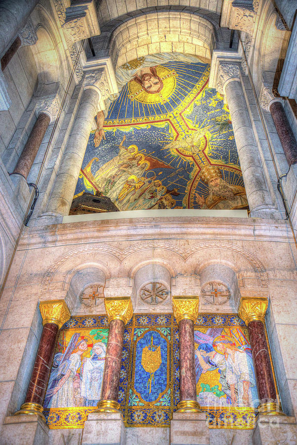 Interior of Sacre Coeur Basilica Photograph by Camelia C - Pixels