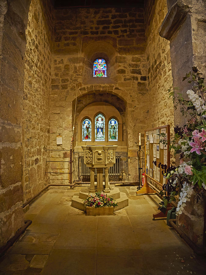 Interior of St Andrews Church, Corbridge Photograph by Louise Heusinkveld