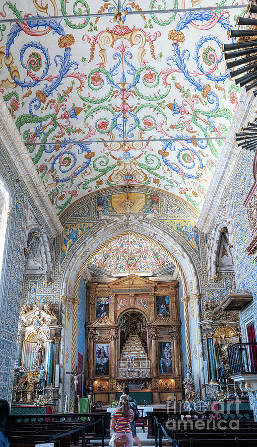 Interior of the Capela de Sao Miguel, Coimbra l5 Photograph by Ilan Rosen